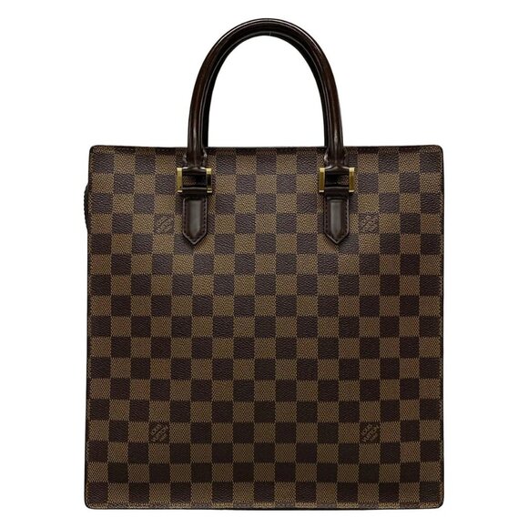 Auth LOUIS VUITTON Venice N51145 Ebene Damier SR0044 Handbag Damier Canvas - Picture 2 of 16